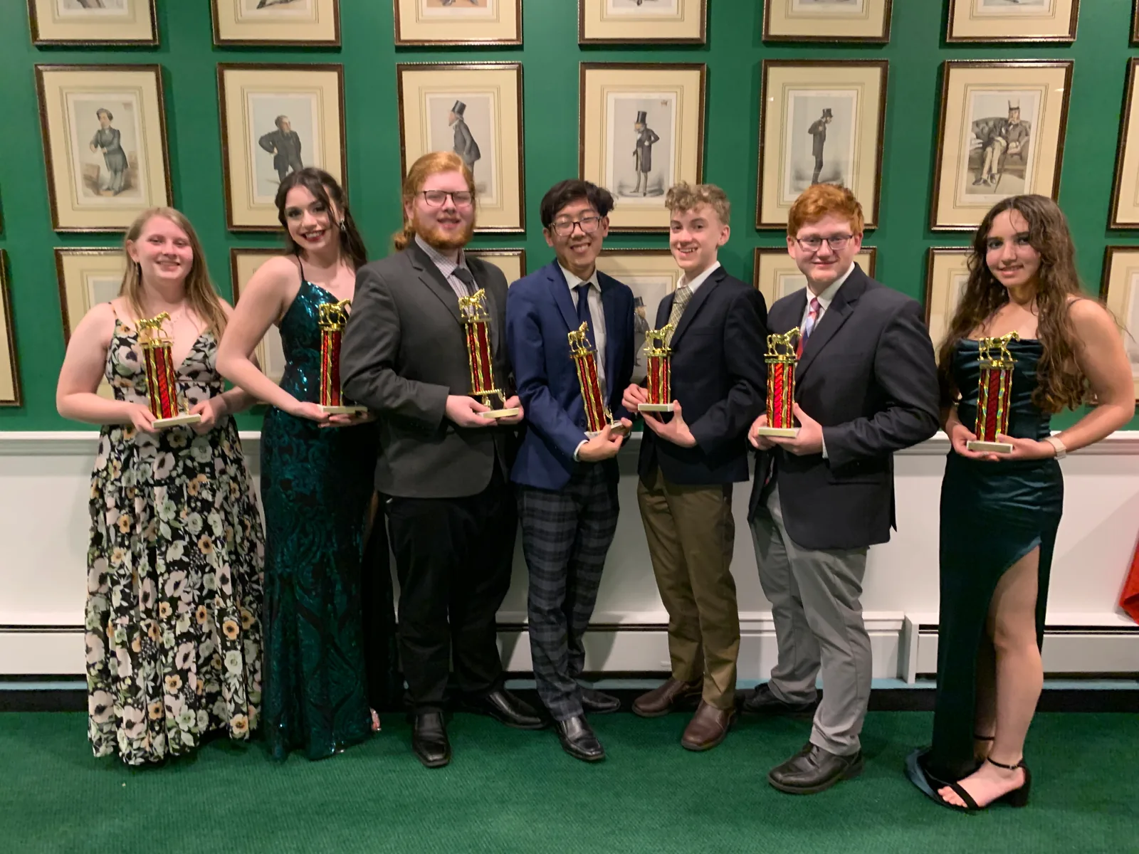 Mackinac 2022 finalists with trophies
