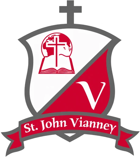 Flint St. John Vianney School logo