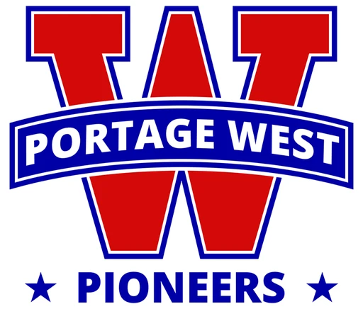 Portage West Middle School logo