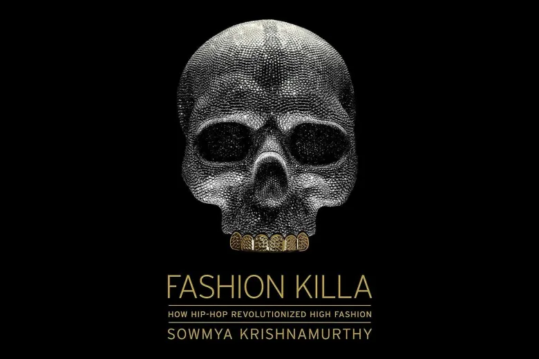 Cover of Fashion Killa by Sowmya Krishnamurthy, showing a jewel-encrusted skull